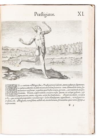 (VIRGINIA.) Thomas Hariot. Admiranda narratio fida tamen, de commodis et incolarum ritibus Virginiae